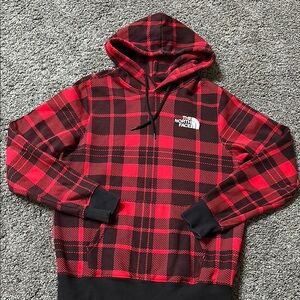 The North Face Red Plaid Men's Hoodie